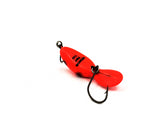 Heddon Tiny Tad RFB Fluorescent Red Black Spots Color