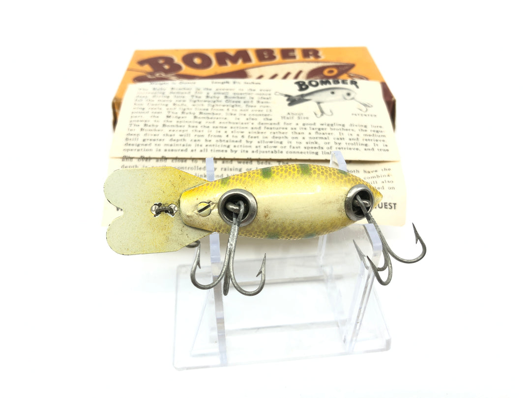 Vintage Wooden Bomber 307 Perch Color with Two Piece Cardboard Box