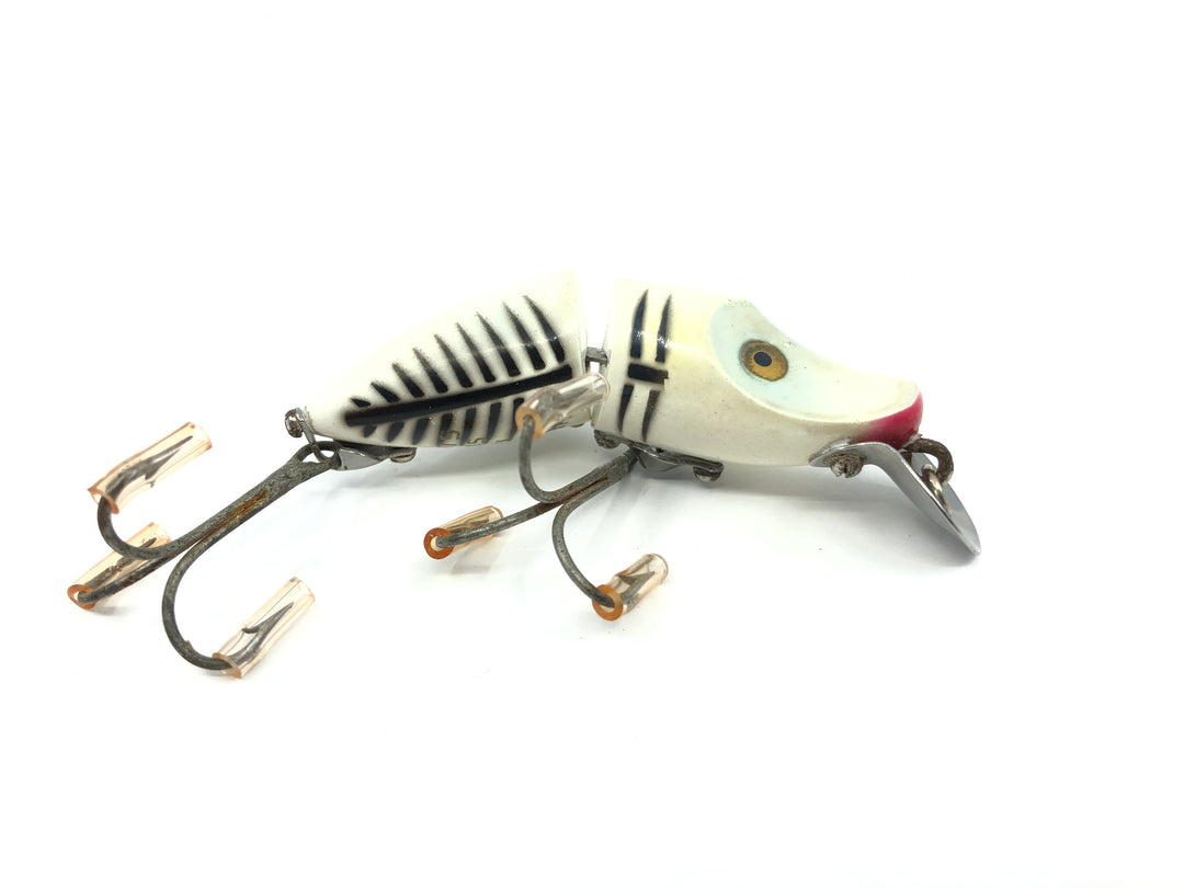 Heddon Jointed Sinking River Runt 9330 XBP Pearl and Black Shore Color