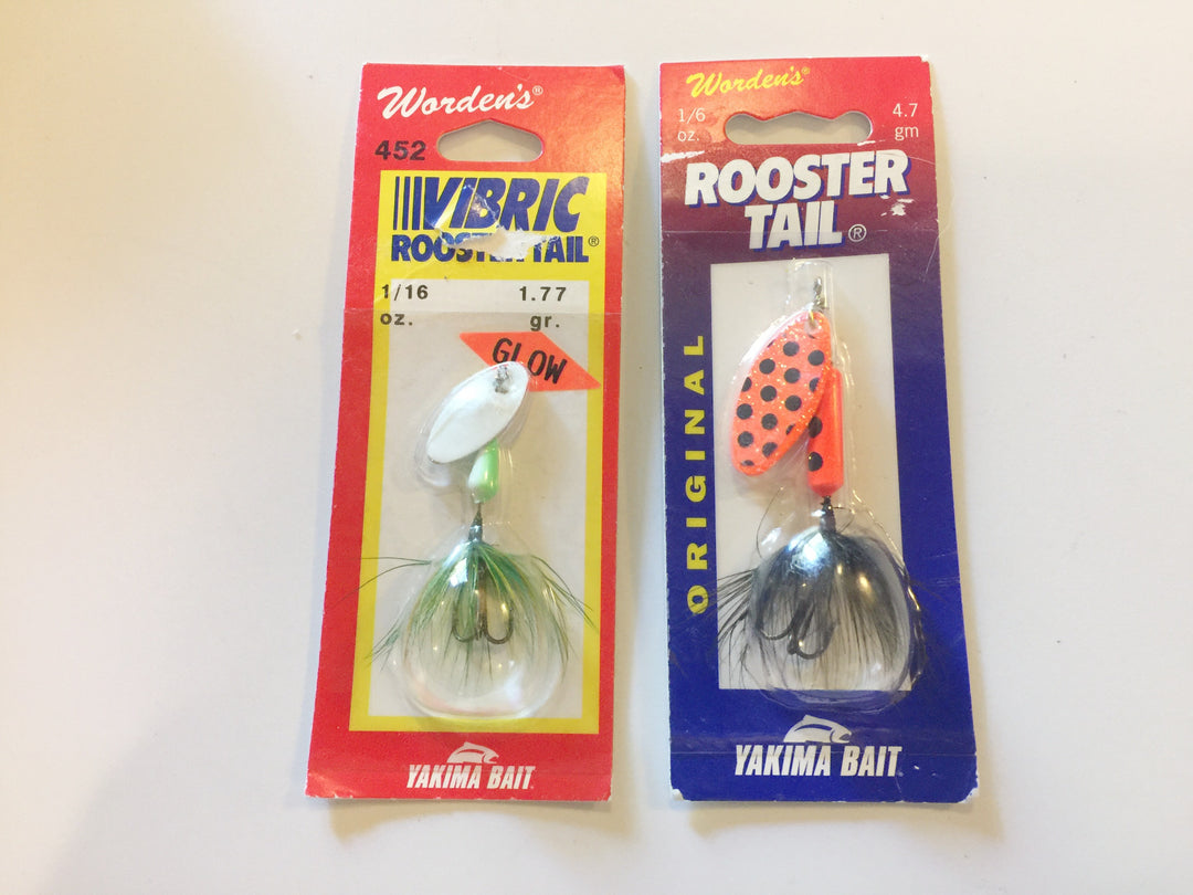 Worden Rooster Tail and Vibric Rooster Tail NOC's