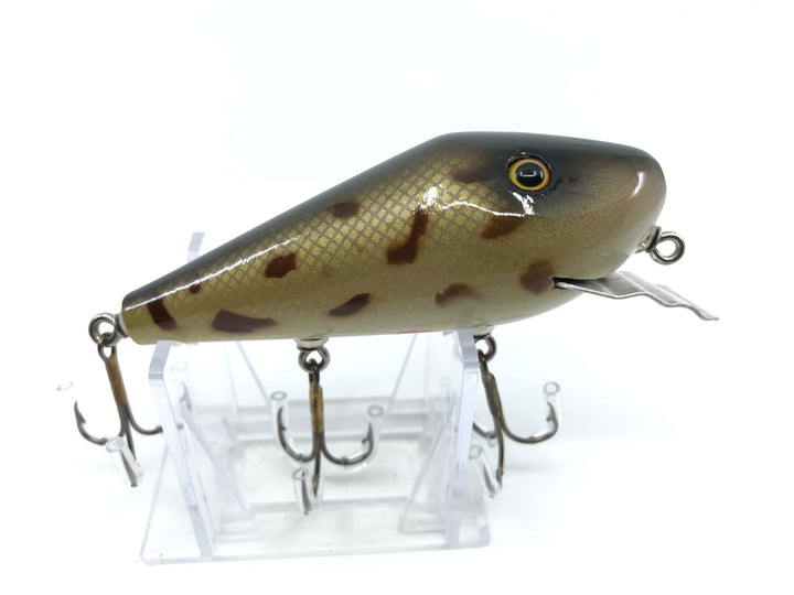 Chautauqua Special Order Wooden Chubby Sucker in Spotted Hogsucker Color