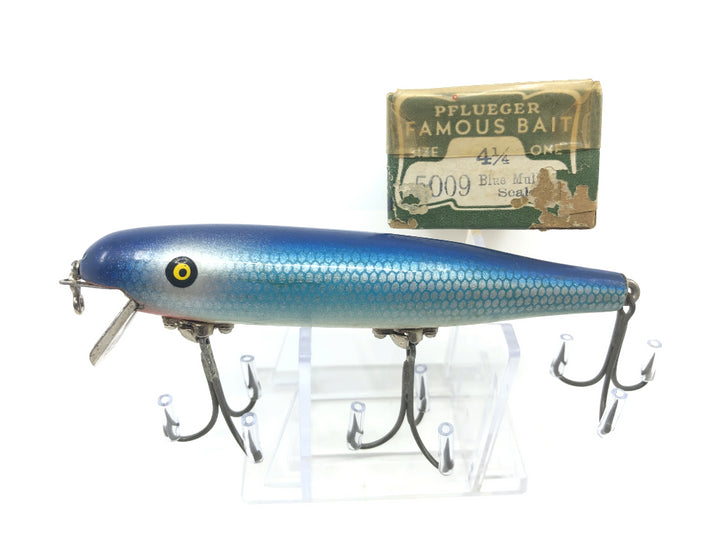 Pflueger Pal-O-Mine 5009 Minnow Blue Mullet Scale Color with Box