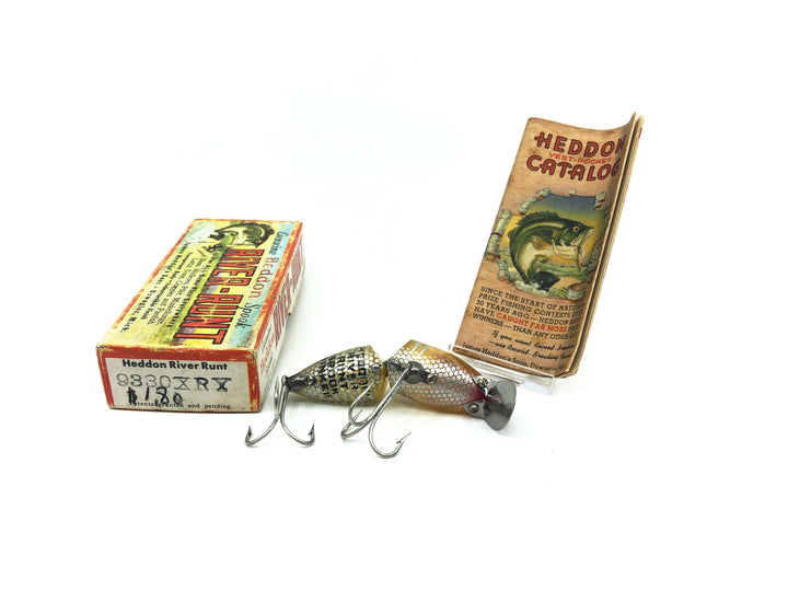 Heddon Jointed River Runt 9330 XRY Yellow Shore Minnow Color with Box