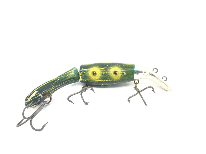 Drifter Tackle The Believer 8" Jointed Musky Lure Special Color Silver Head Dark Frog
