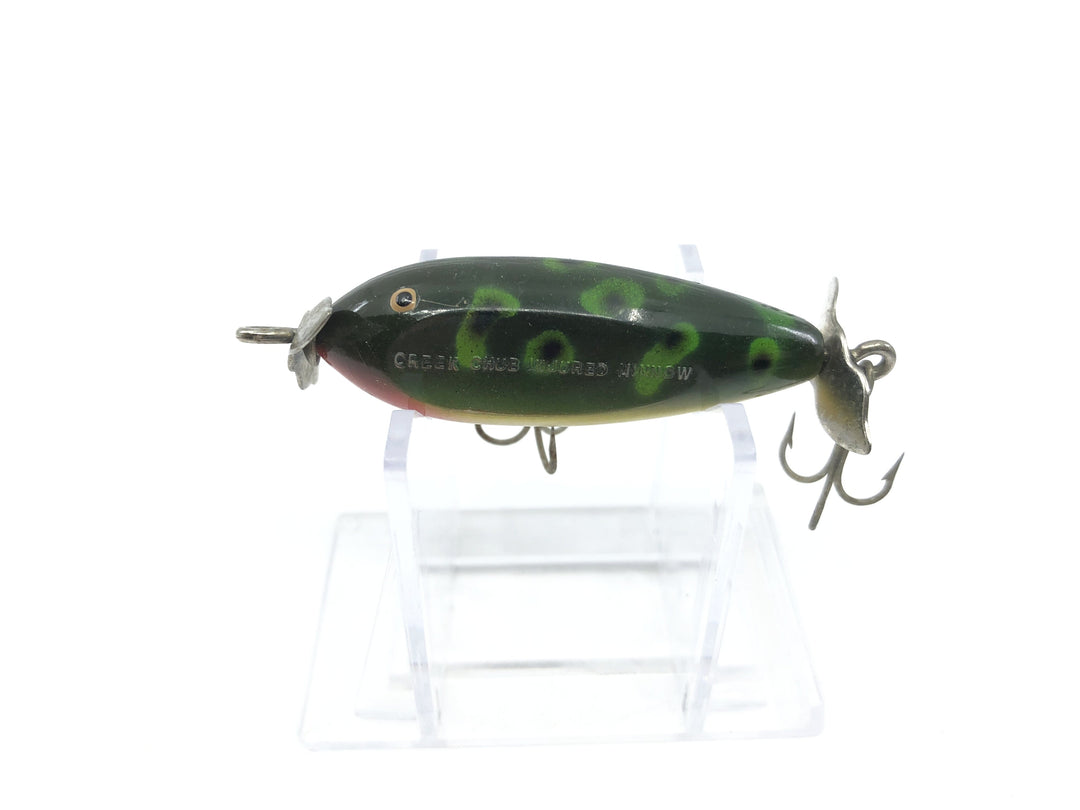 Creek Chub 9519 Spinning Injured Minnow Frog Color 9519