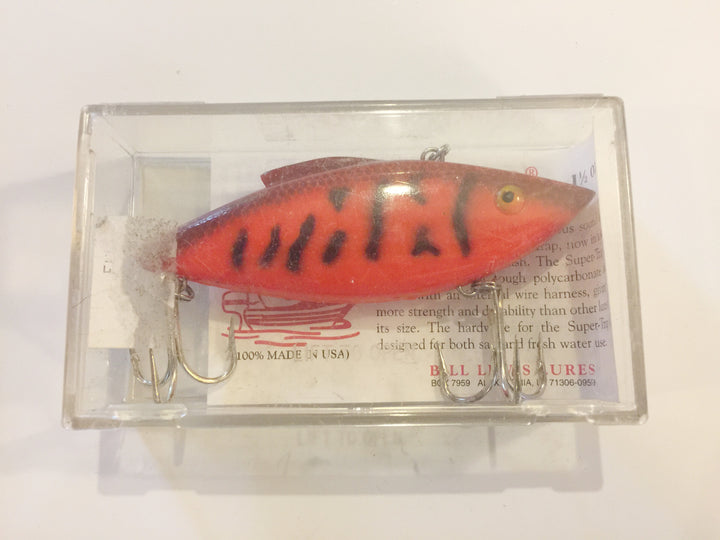 Bill Lewis Rat-L-Trap Super Trap Orange and Black HUGE lure