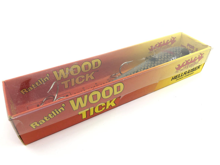 Hellraiser Wood Tick Musky Lure 7" Super Shad Color New in Box Old Stock