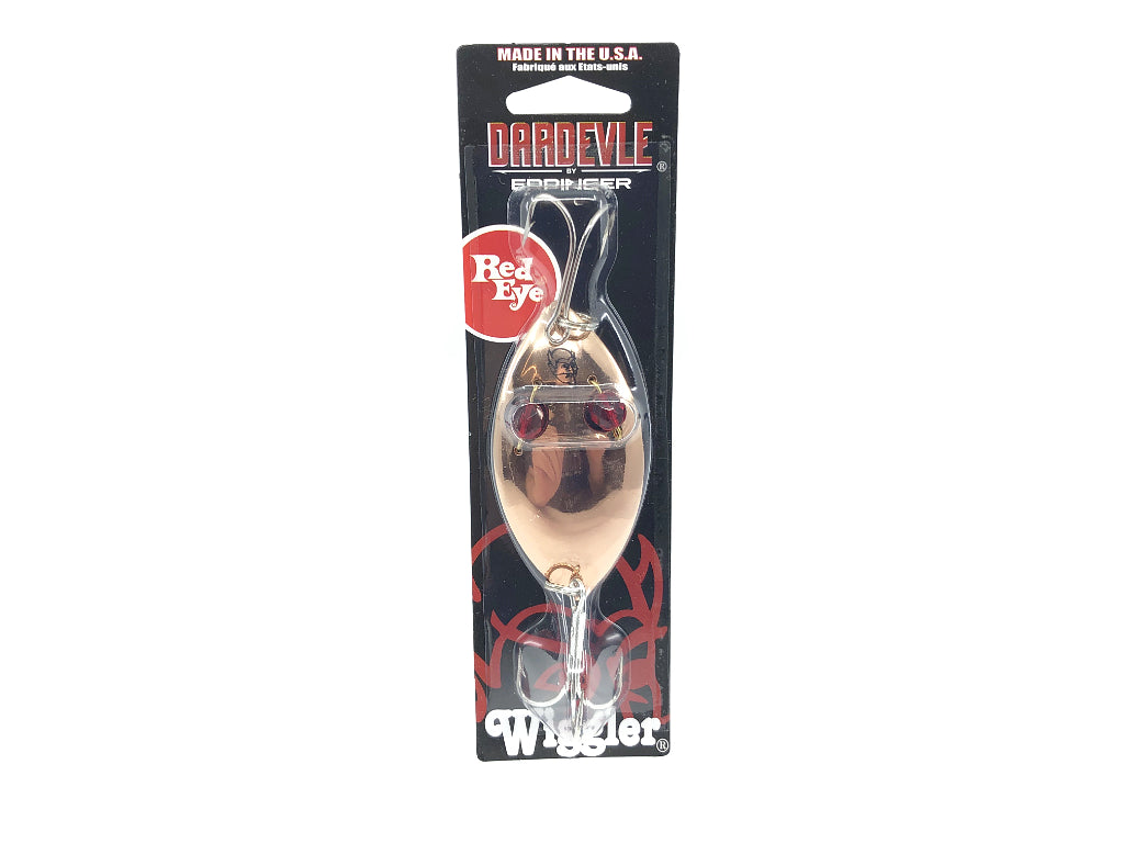 Eppinger Red Eye Wiggler 1 oz. Color 24 Copper New on Card