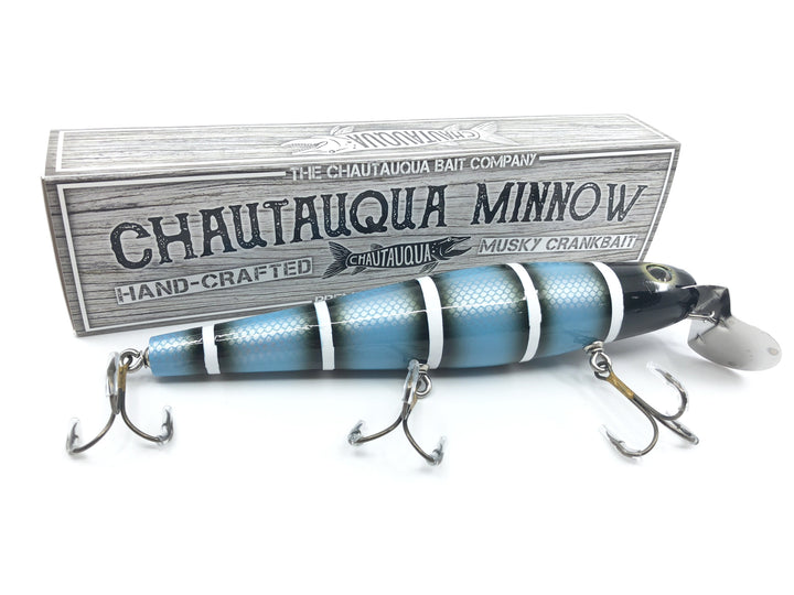 Chautauqua 8" Minnow Musky Lure Special Order Color "Blue Cobra"