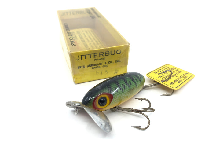 Arbogast Jitterbug Perch Color with Box
