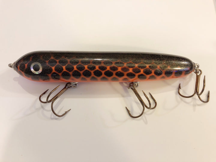 Suick Weagle 8" Musky Lure in Stink Pumpkin Color