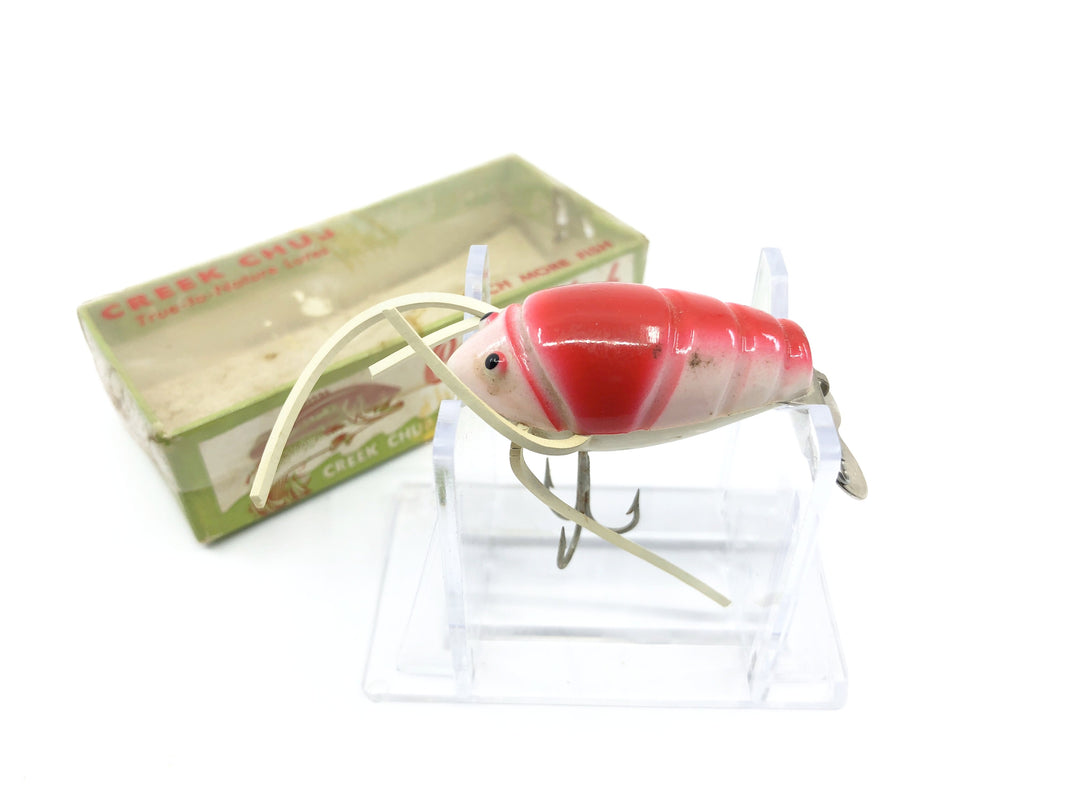 Creek Chub Cray-Z-Fish (Crazy Fish) New in Box Red and White