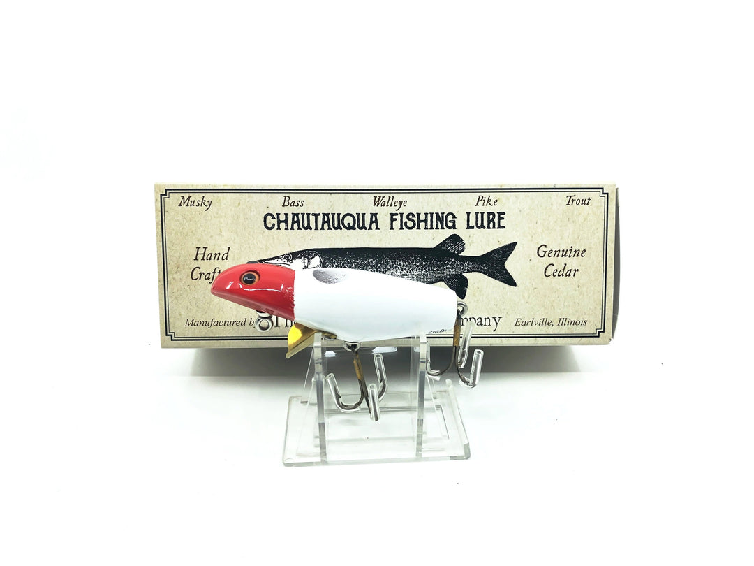Chautauqua Special Order Wooden Small Jigger in Red White Color