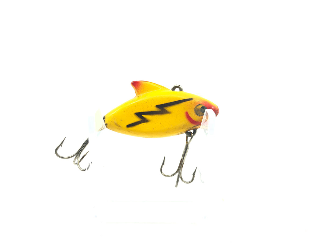 Imitation Heddon Sonic Lure Yellow with Black Bolt
