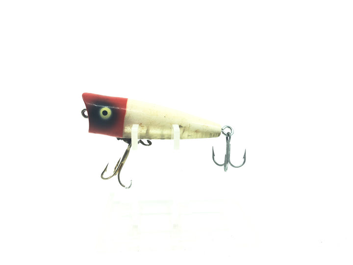 Heddon Tiny Chugger WH White Red Color