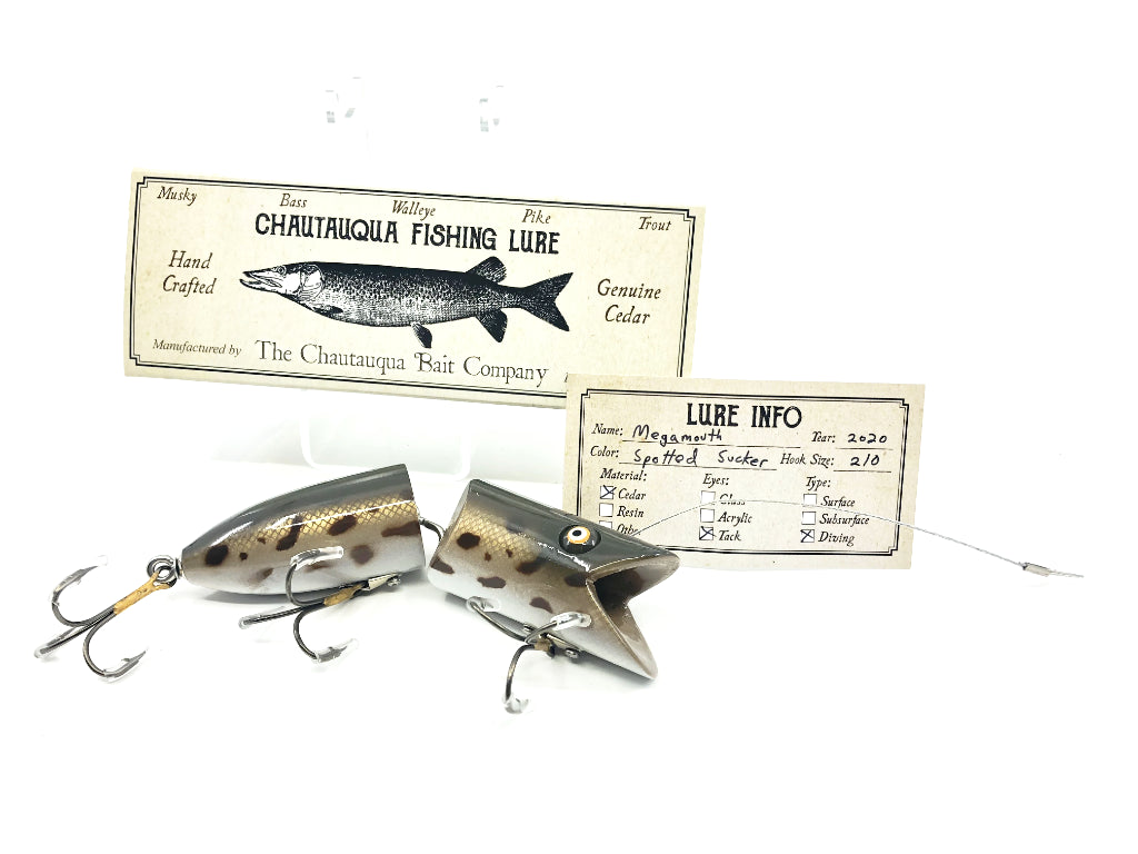 Chautauqua Custom Megamouth in Spotted Sucker 2020 Color