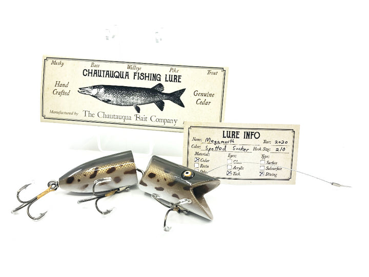 Chautauqua Custom Megamouth in Spotted Sucker 2020 Color