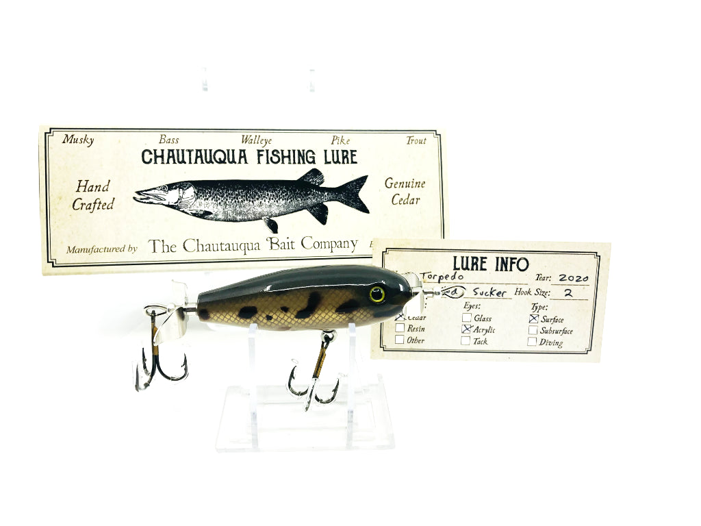 Chautauqua Special Order Wooden Torpedo in Spotted Sucker Color 2020
