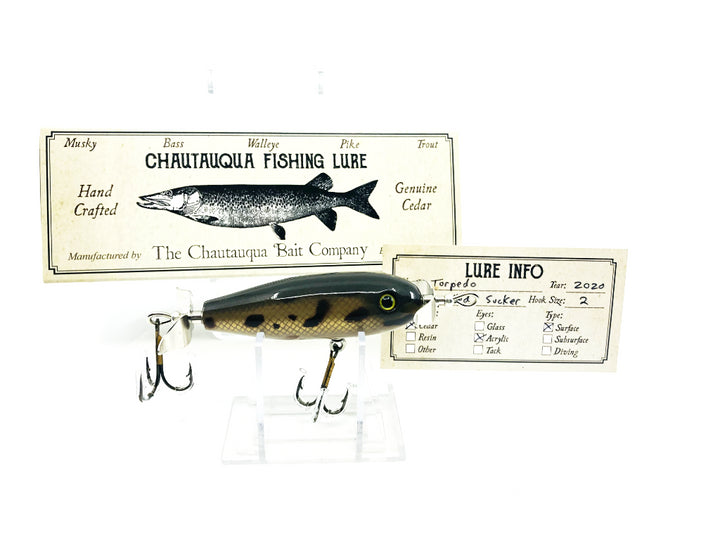 Chautauqua Special Order Wooden Torpedo in Spotted Sucker Color 2020