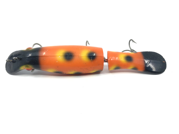 Drifter Tackle The Believer 8" Jointed Musky Lure Color Orange Black Coachdog Variant