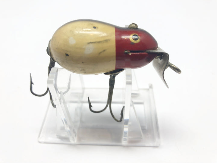 Creek Chub 6400 Tiny Tim Red White Black Stripe on Back