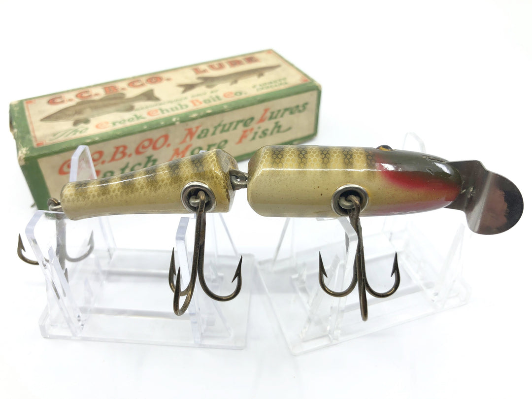 Creek Chub Jointed Pikie 2600 in Box Wooden Lure GE DLT