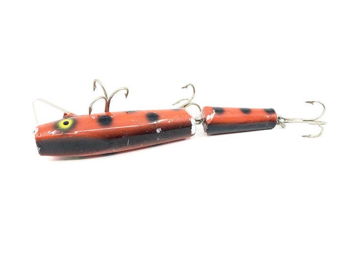 Wiley Jointed 6 1/2" Musky Killer in Orange with Black Dots Color