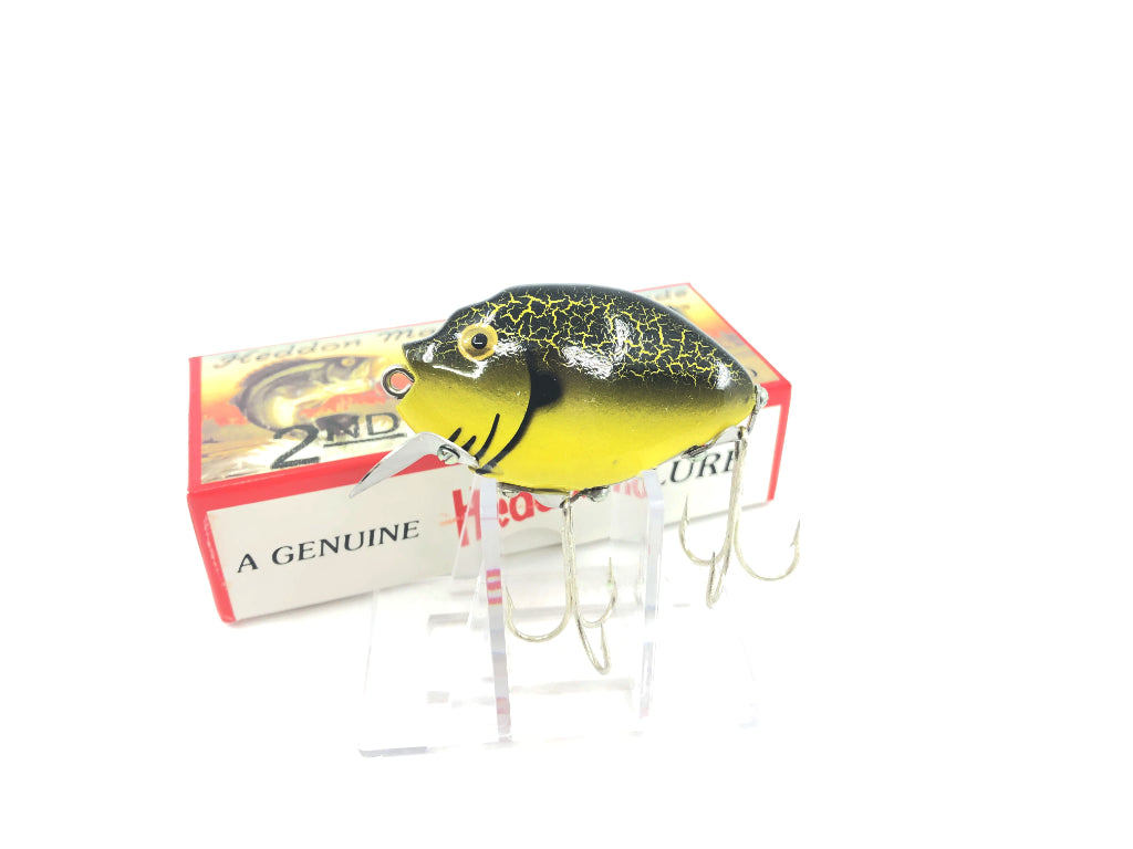 Heddon 9630 2nd Punkinseed X9630YBC Yellow Black Crackleback Color New in Box