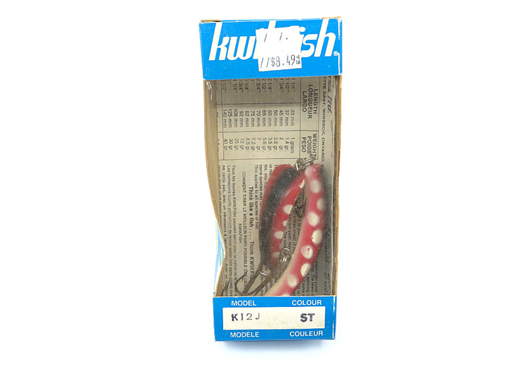 Pre Luhr-Jensen Kwikfish Jointed K12J ST Strawberry Color New in Box Old Stock