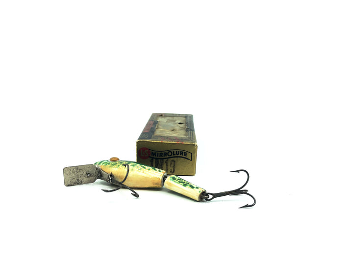 L & S MirrOlure 1M19 White Belly/Green Back New in Box