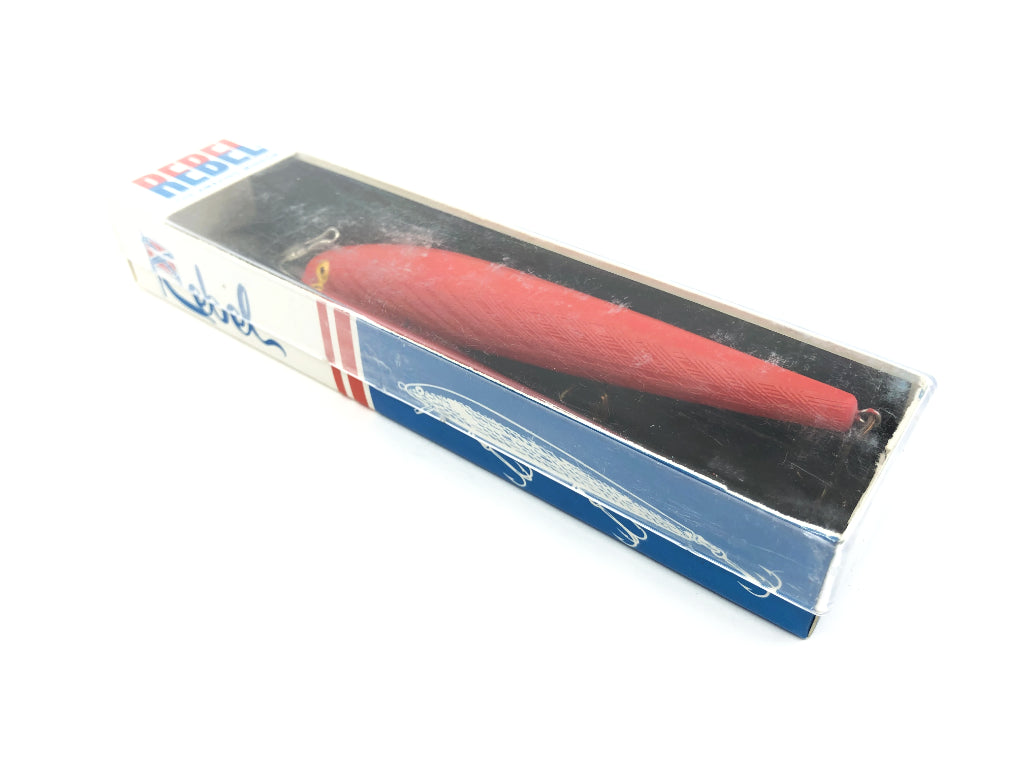 Rebel Vintage Deep Runner Metal Lip DRM2399 Solid Red Color with Box