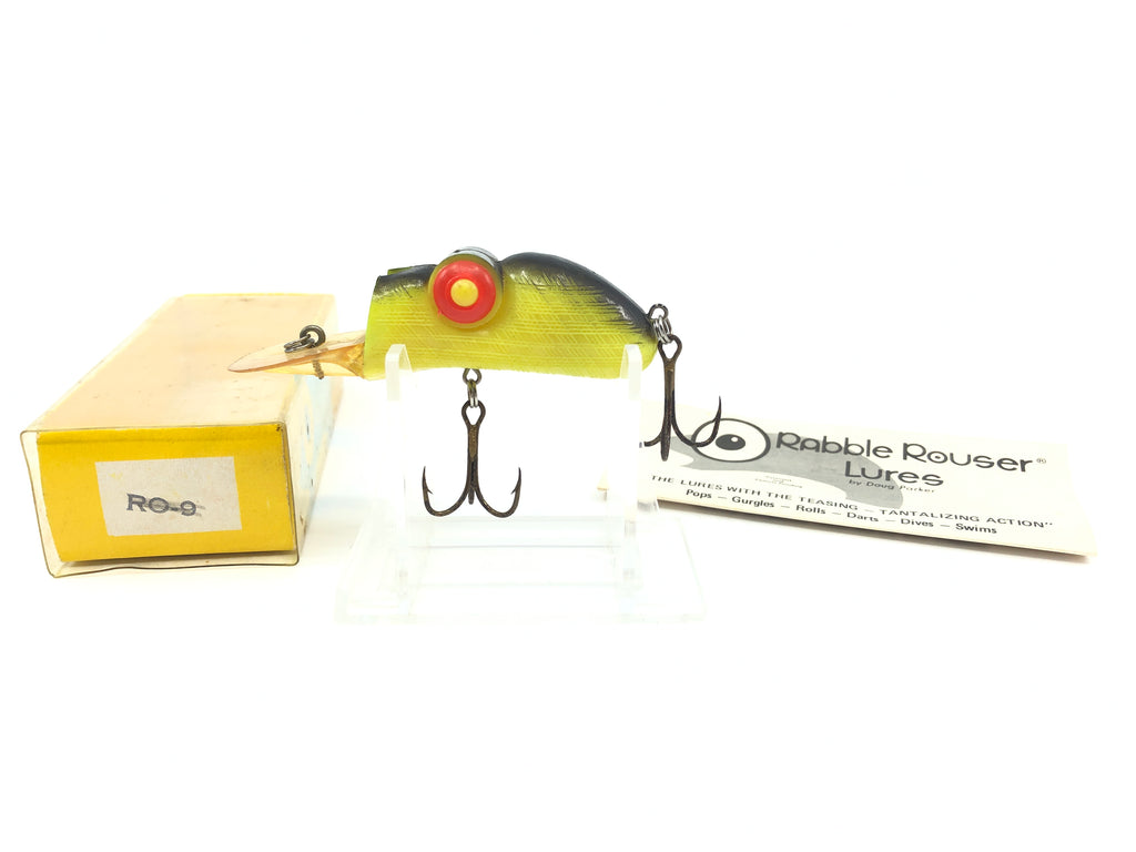 Rabble Rouser Rooter with Box and Papers-Chartreuse color – My Bait ...