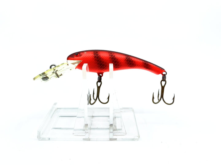 Cordell Wally Diver Fluorescent Red And Black Color