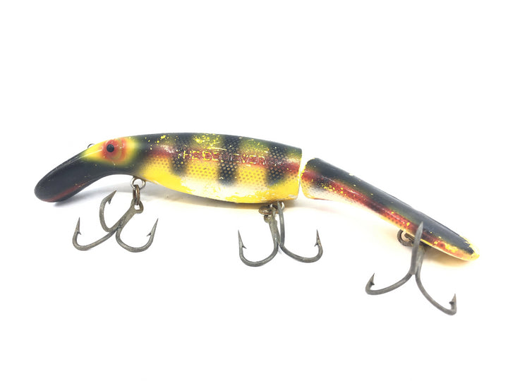 Drifter Tackle The Believer 8" Jointed Musky Lure Color Red Line Perch