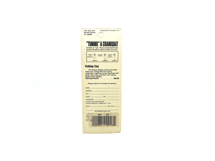 Bagley Diving B3 DB3-Z69 DAZL-R Laser Scale, Dazzle Green on Chartreuse Color New on Card Old Stock Florida Bait
