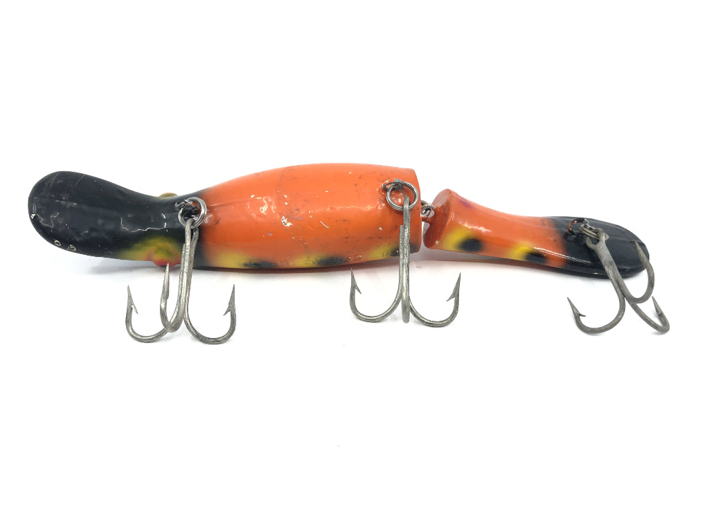 Drifter Tackle The Believer 8" Jointed Musky Lure Color Orange Black Coachdog Variant