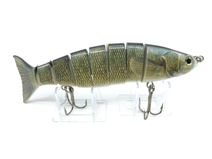Huge 9" Hard Swimbait Walleye Pattern Nice Lure