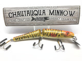 Jointed Chautauqua 8" Minnow Musky Lure Special Order Color "HD Inferno V2"