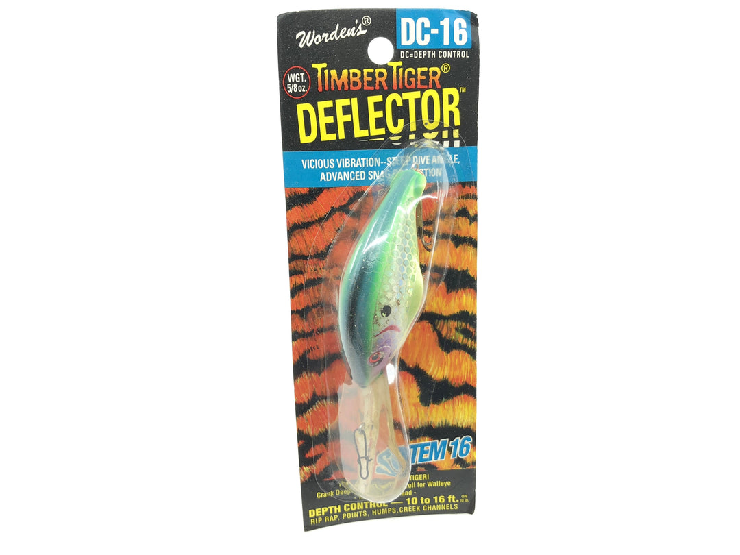 Worden Timber Tiger Deflector DC-16 Color 268 Vitamin C Shad