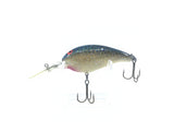 White with Black Back and Sparkle Crankbait