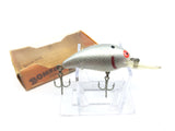 Bomber Model A White Silver Shad Color New with Box