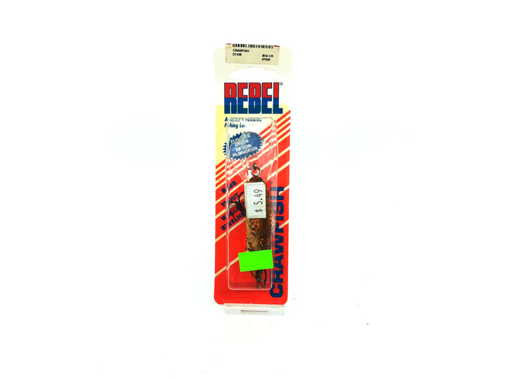 Rebel Deep Big Craw Cqiun Crawdad Color New on Card