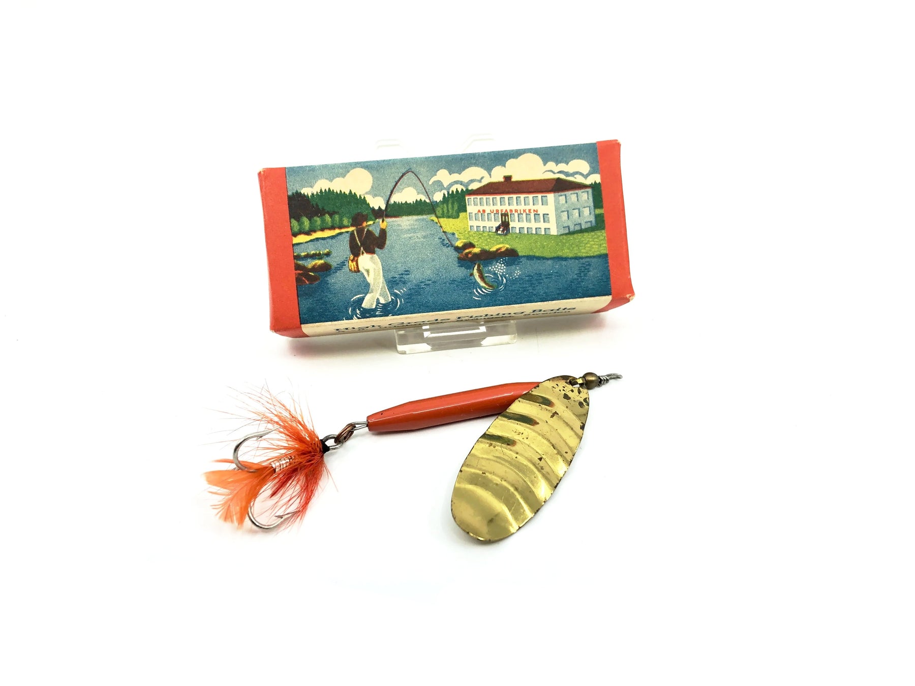 Leurre de pêche vintage Abu Garcia Spinnaren Reflux - M820.1 Leurre de pêche vintage Abu Garcia Spinnaren Reflux - M820.1