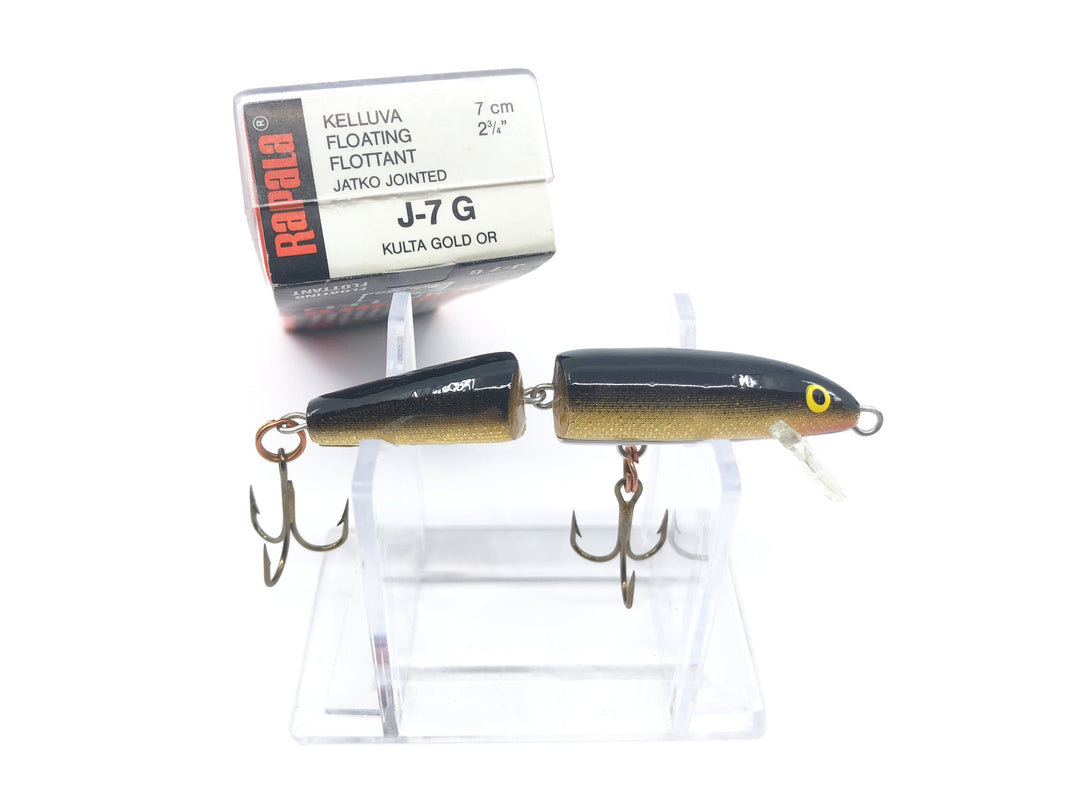 Rapala J-7 G Gold Color Jointed Lure New in Box