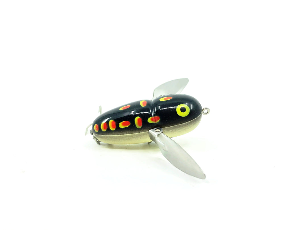 Heddon Crazy Crawler, Glo Black Frog Color