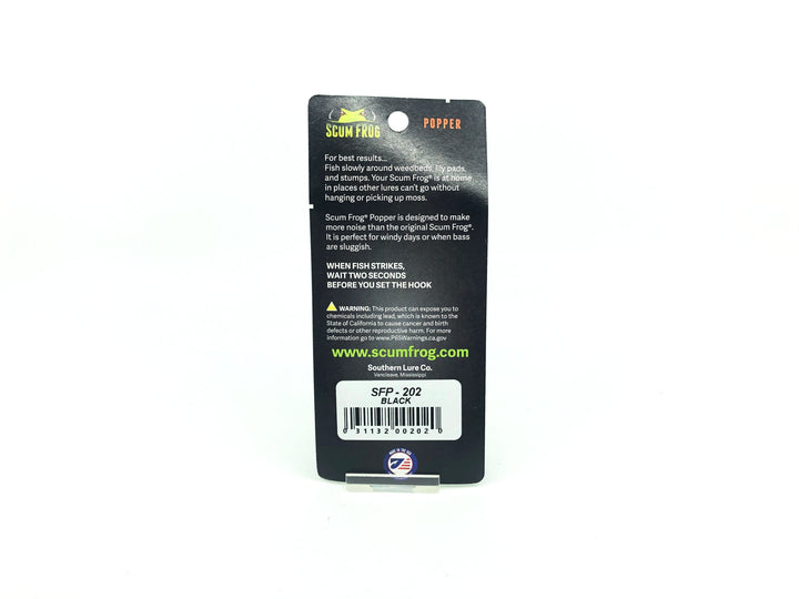 Scum Frog Popper SFP-202 Black on Card