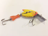 Heddon Firetail Sonic Yellow with Black Lightning Bolt