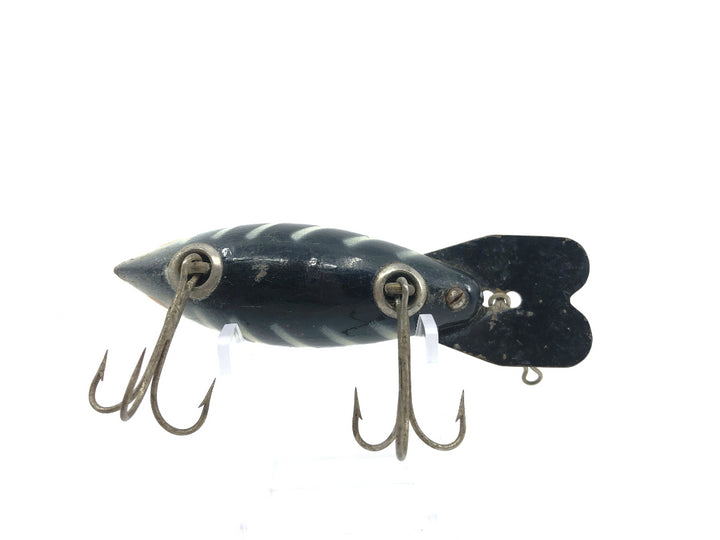 Bomber Wooden 500 Series 514 Black/White Ribs