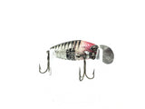 Heddon Midgit Digit River Runt Spook 9020 XRS Silver Shore Color