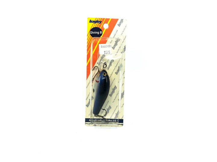 Bagley Diving B3 DB3-AN4 Anchovy on White Color New on Card Old Stock Florida Bait.